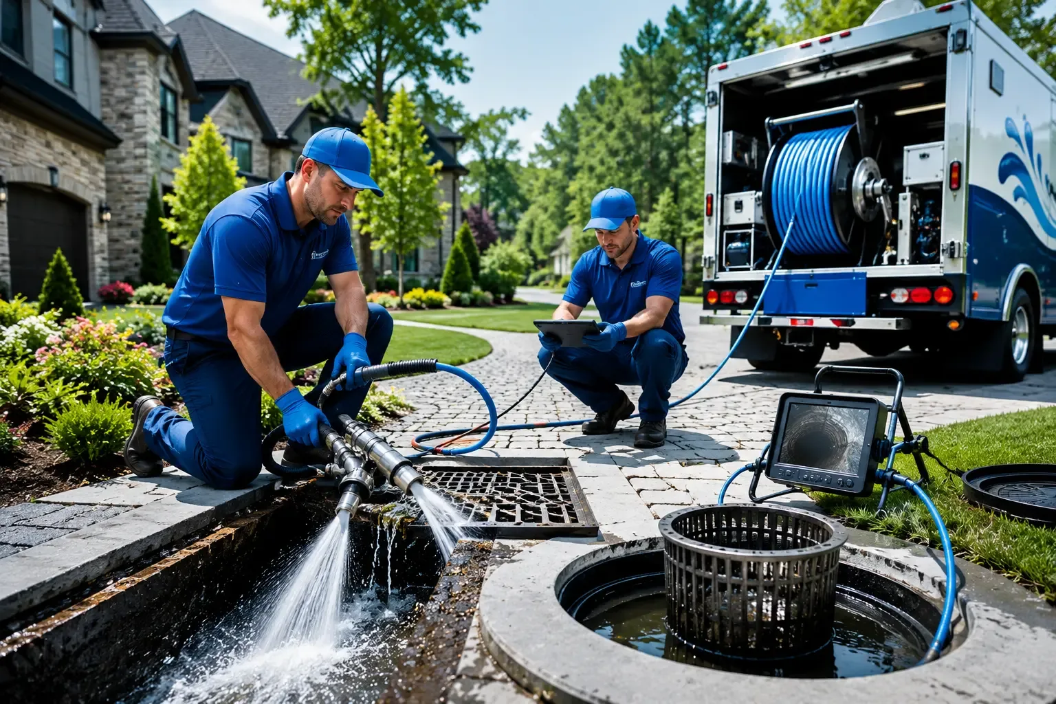 Local outdoor drain cleaning professionals in Galveston, TX